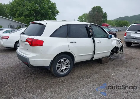 2007 Acura Mdx Technology Package z USA, uszkodzony, nr VIN 2HNYD283X7H536505